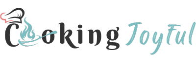 Logo of Cooking Joyful, featuring vibrant colors and a playful design that represents the fun and excitement of cooking.
